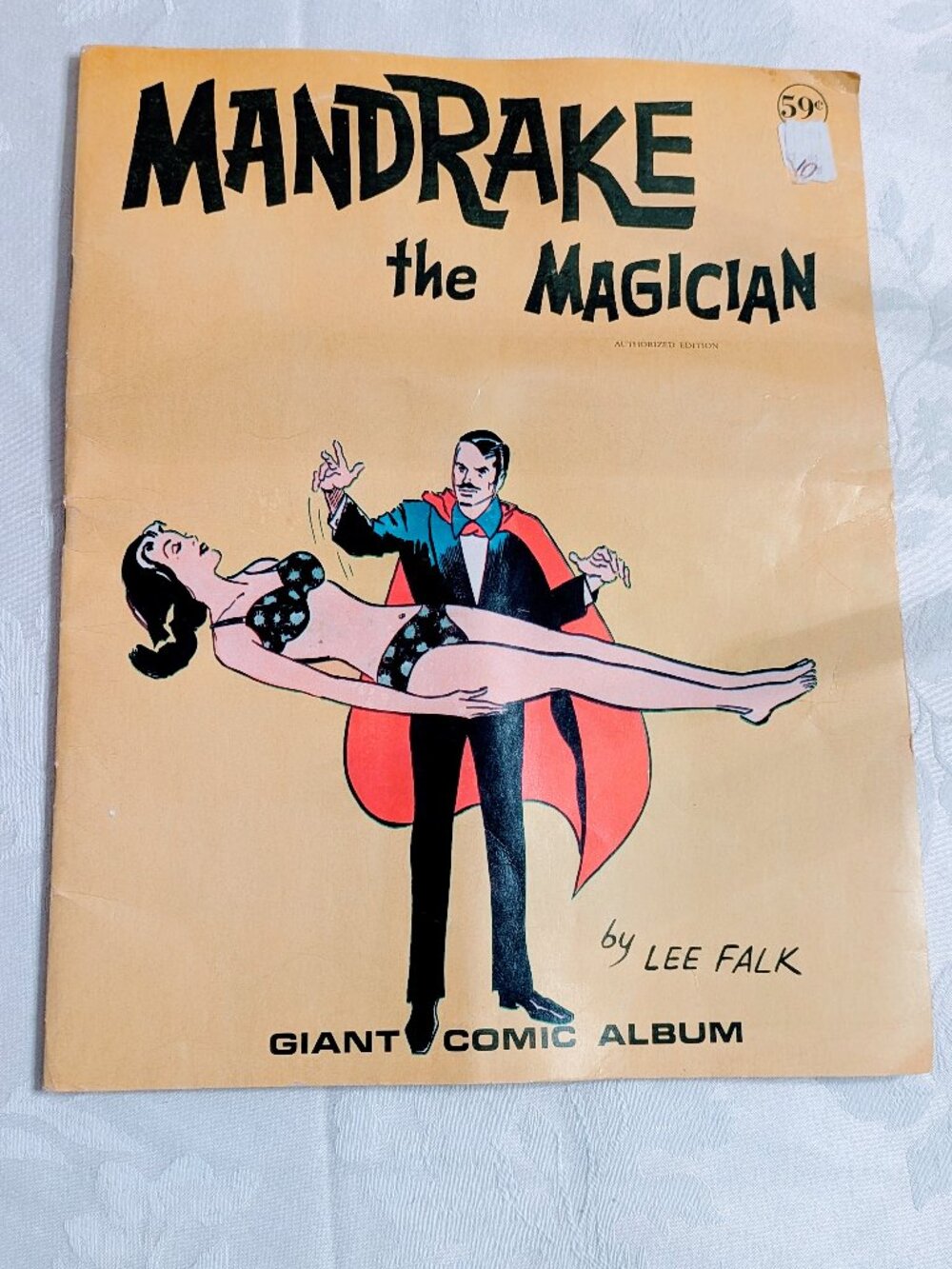VTG Rare 1972 Mandrake the Magician Giant Comic Album Lee Falk 14*11 Book